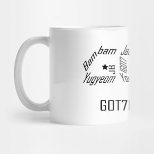 GOT7 forever collage black Mug